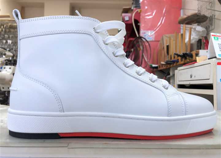 ルブタンのスニーカーソール補強、4