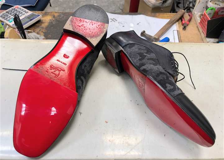 ミラーソールでルブタンを補強、1