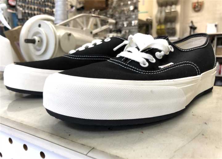 VANSのスニーカーソール補強修理、4
