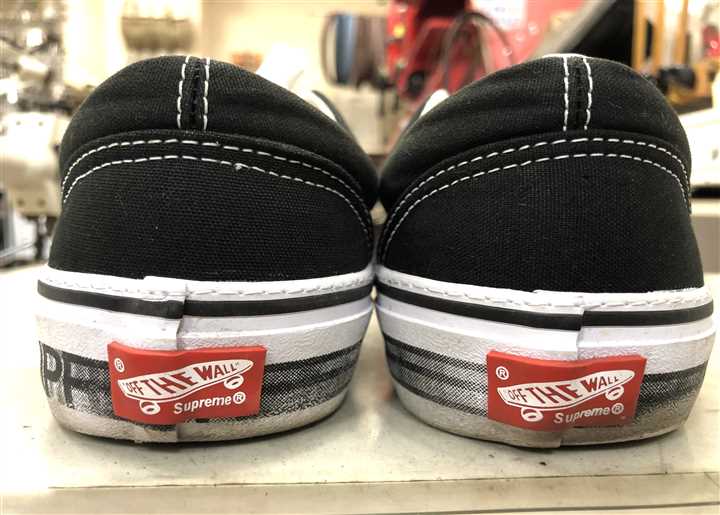 VANSのソール側面ステッチ修理、8