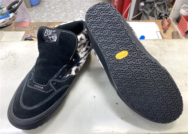 VANS【ハーフキャブ】のスニーカーソール補強、1