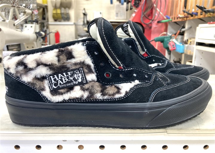 VANS【ハーフキャブ】のスニーカーソール補強、4