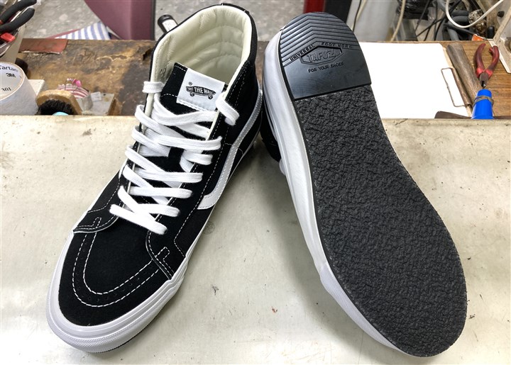 VANSのスニーカーソール補強、1