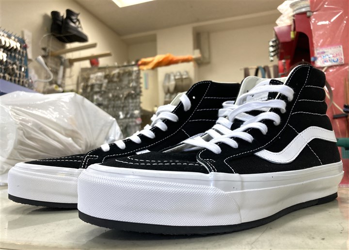 VANSのスニーカーソール補強、4