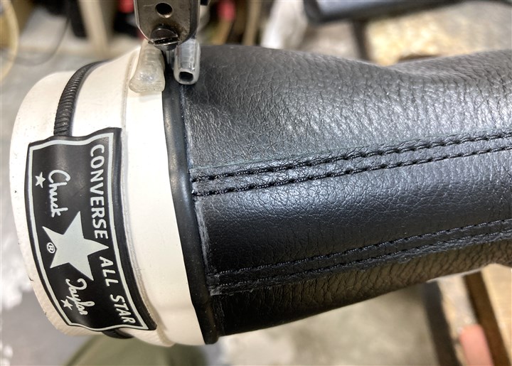 コンバースのソール側面ステッチ修理、剥がれ予防、6