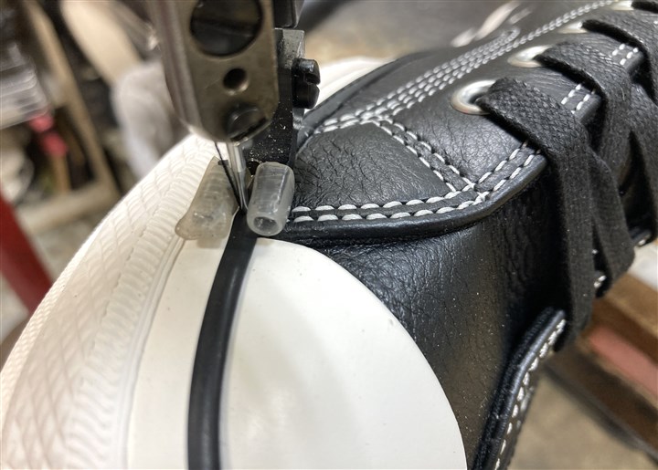 コンバースのソール側面ステッチ修理、剥がれ予防、8