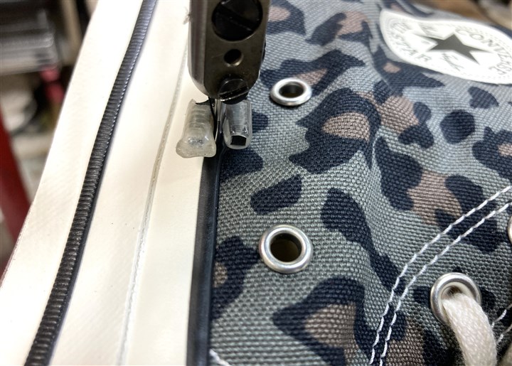 コンバースのソール側面ステッチ修理、剥がれ予防、1