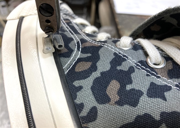 コンバースのソール側面ステッチ修理、剥がれ予防、3