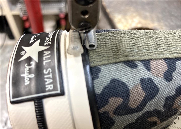 コンバースのソール側面ステッチ修理、剥がれ予防、4