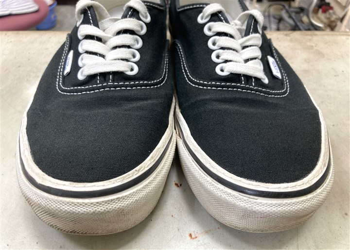 VANSオーセンティックのソール側面ステッチ修理、5