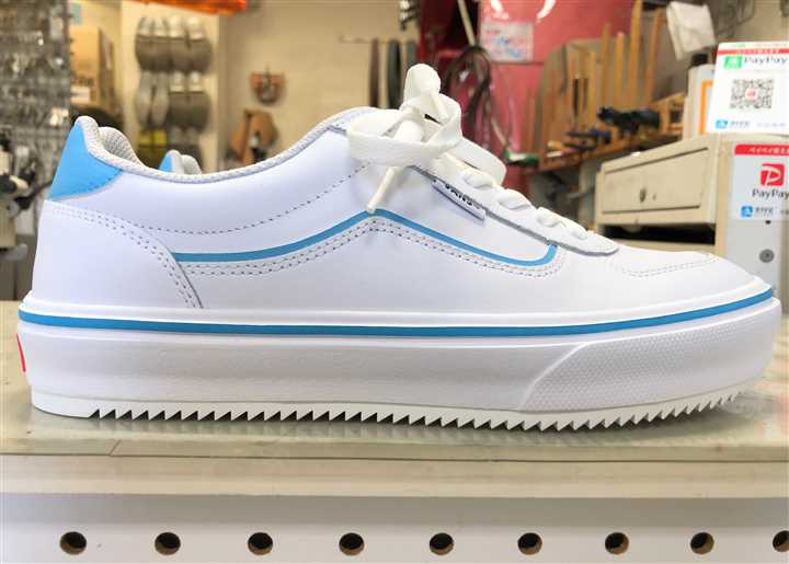 VANSの底をシャークソールで補強、4
