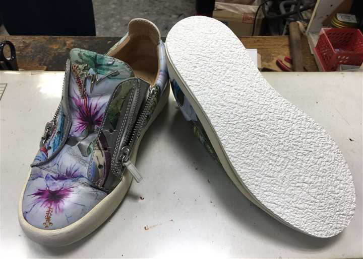 ジュゼッペ・ザノッティのスニーカー修理、5